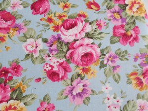 A 1950's inspired kitsch floral fabric was the perfect choice...
